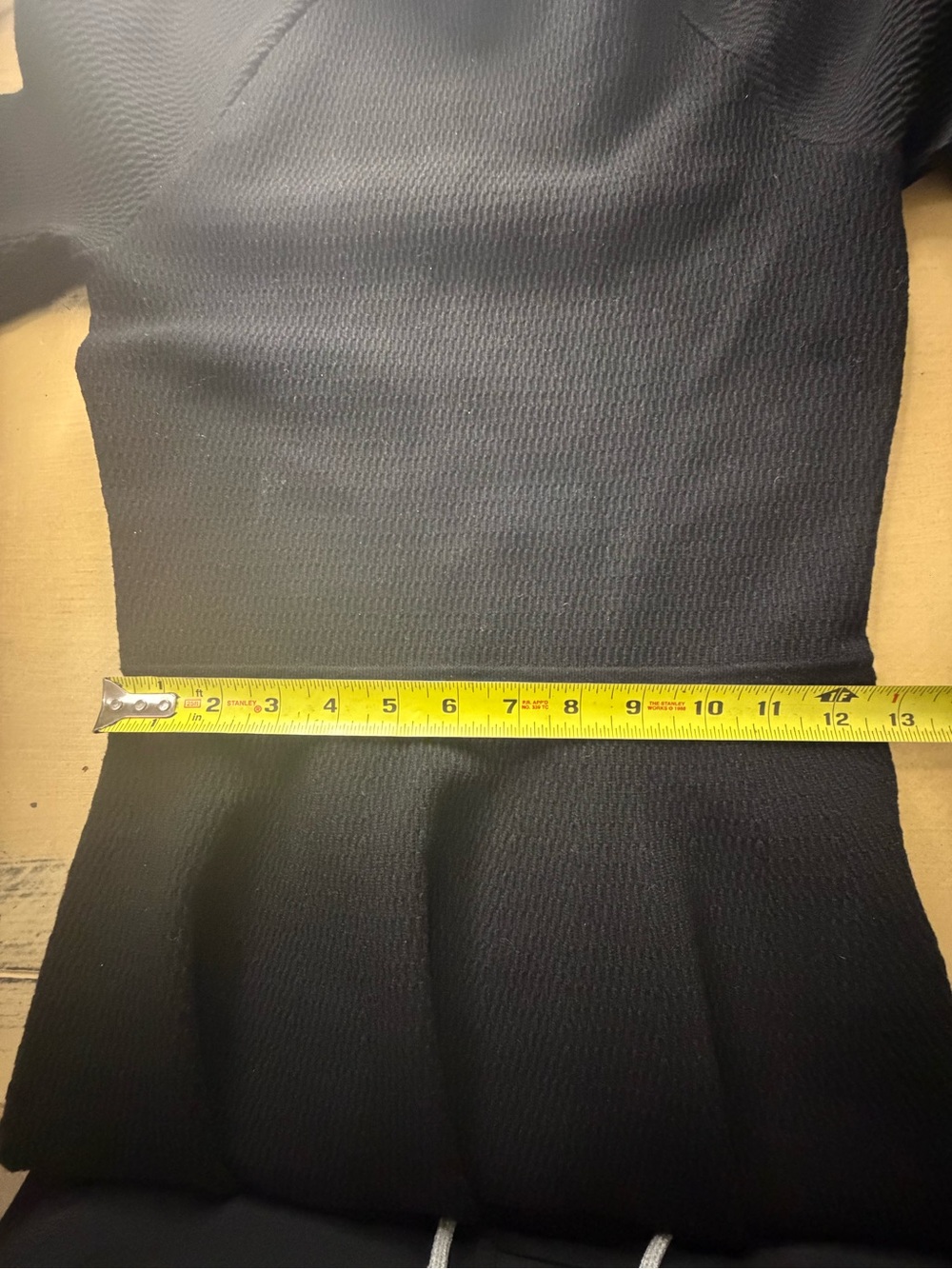 Emporio Armani Black Long-Sleeve Fit-and-Flare Dress - Picture 6 of 8